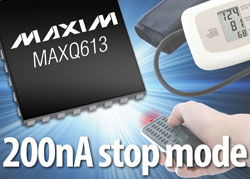 面向高性能嵌入式應用 MAXQ613 16位RISC微控制器官方網站設計方案